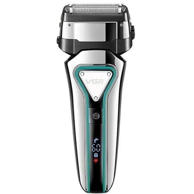 Электробритва VGR V-333 портативная с аккумулятором Silver (14647355)