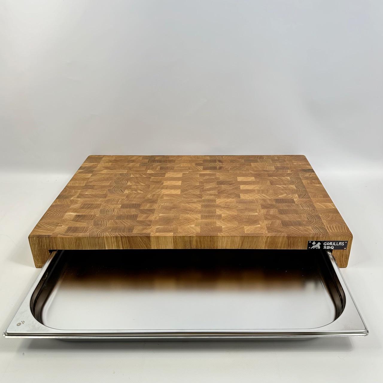 Дошка обробна з гастроємністю 60х40х7,5 см (27722330) - фото 2 Дошка обробна з гастроємністю 60х40х7,5 см (27722330) - фото 2