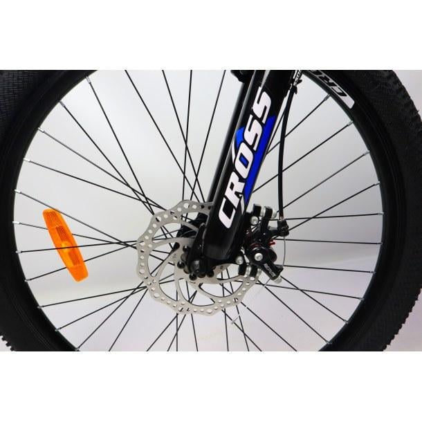 Велосипед Cross Hunter Shimano МТB 2020 от 175 см 27,5" 17" Черный/Синий (1500228203) - фото 3