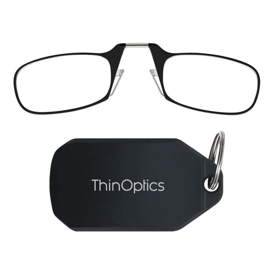 Очки для чтения Thinoptics с брелоком/диоптрий '+2,00 Черный (KCB2.0B)