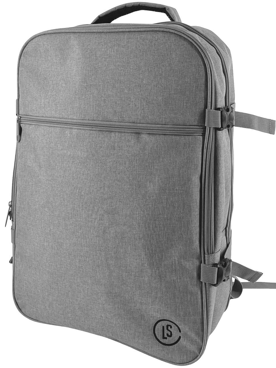 Рюкзак дорожный Live in style с отделением для ноутбука 40L 54x35x20 см Светло-серый (4061461267032)