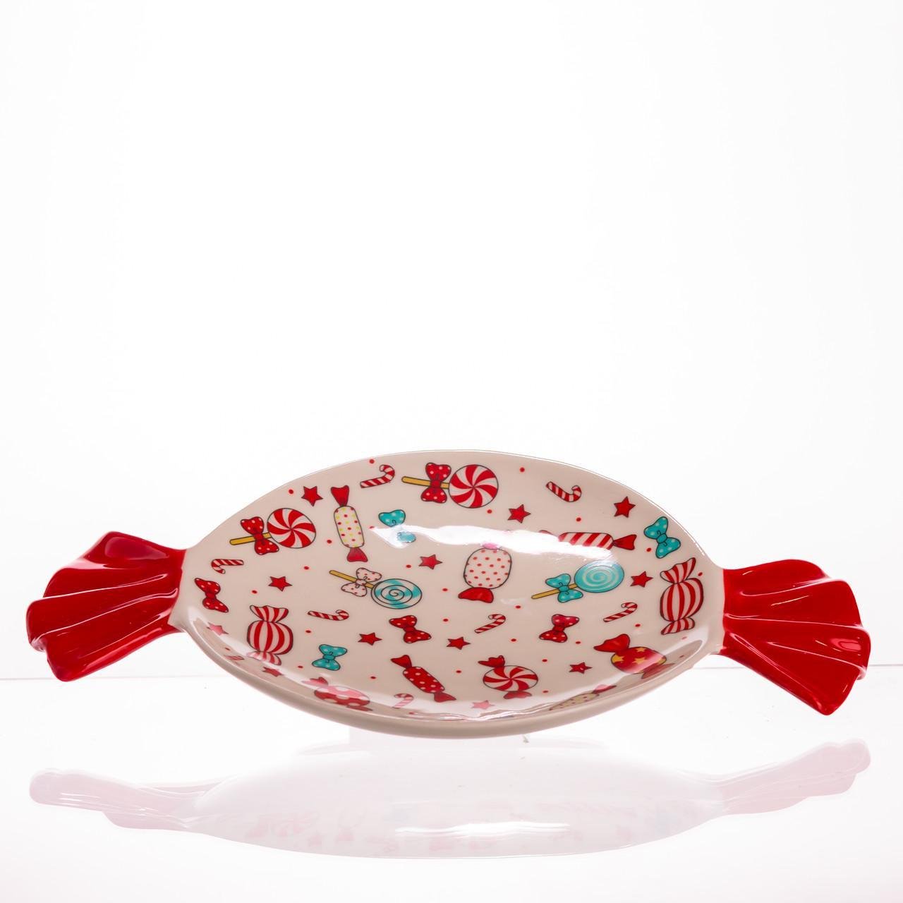 Тарілка новорічна сервірувальна порцелянова Ø15,5 см (CR-1-24) - фото 4 Тарілка новорічна сервірувальна порцелянова Ø15,5 см (CR-1-24) - фото 4