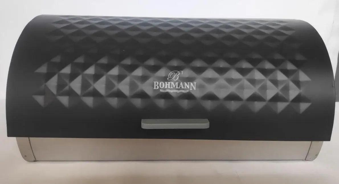 Хлебница Bohmann BH 7257 из нержавеющей стали Черный (27684382)