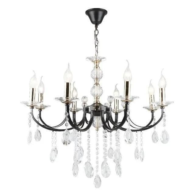 Люстра подвесная Sirius B NH4920/8 декоративная под восемь ламп Е14 IP20 Бронзовый/Черный (00000139969)