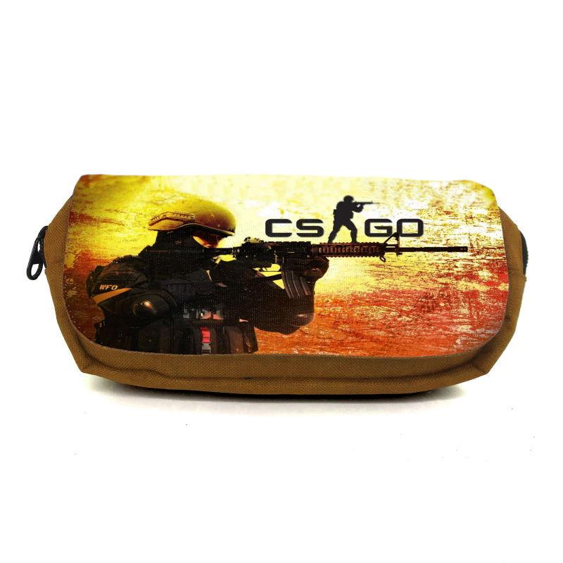 Пенал школьный Контр Забастовка CSGO-0020 коричневый (1442739972)