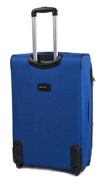 Валіза текстильна Wings 1708 L на 2 колесах Блакитний (CETKNWI1708LB2GOL) - фото 2