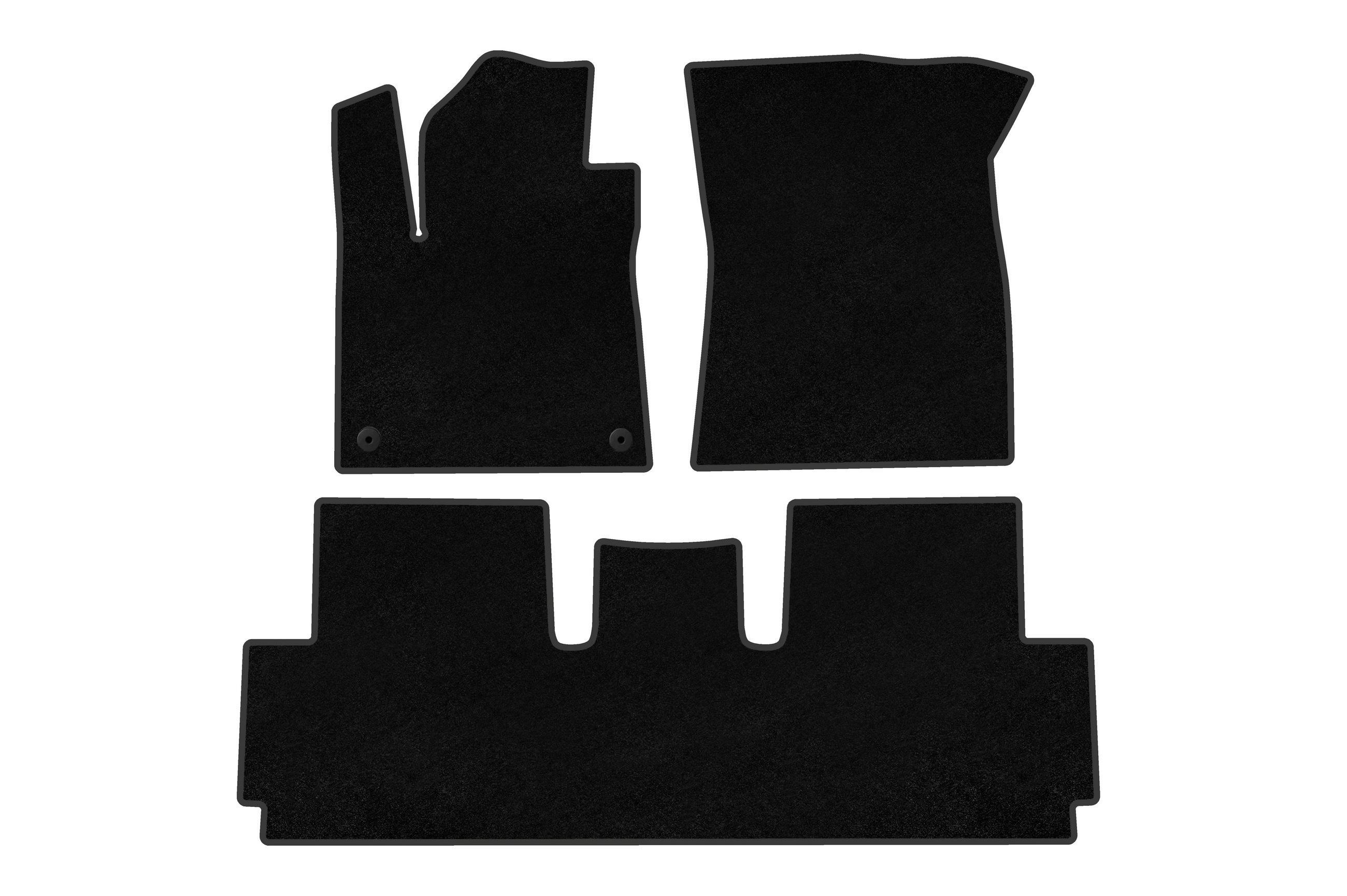 Коврики автомобильные текстильные Digital Designs Classic для Grand 2 ряды для Citroen C-4 Picasso 2013-2022 гг. Черный (184762)