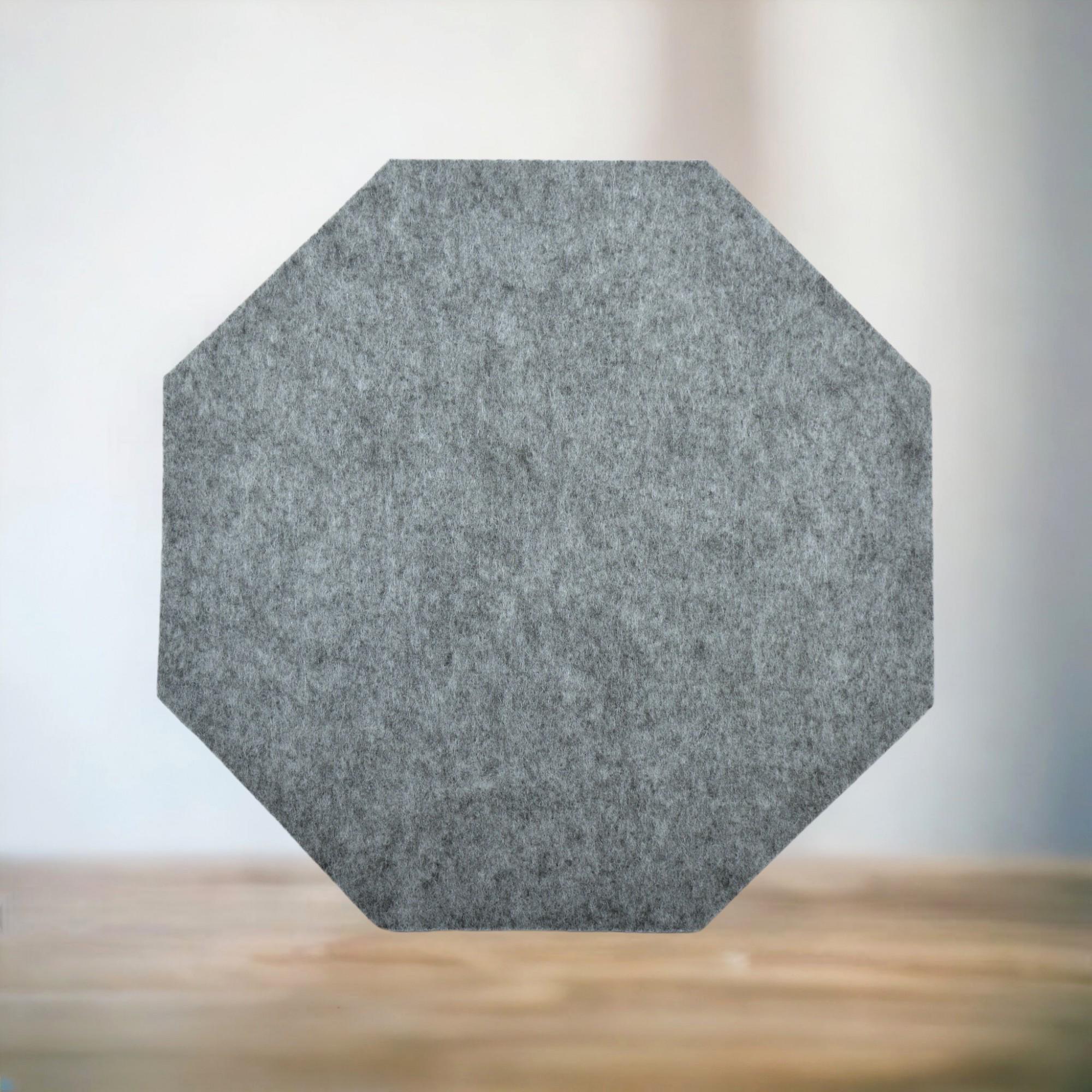 Восьмикутна підставка під гаряче 23x23 см Сірий (Anthracite-1801)
