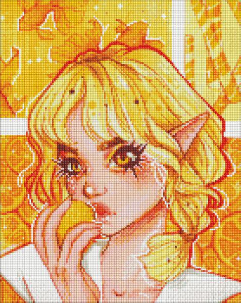 Алмазная мозаика Идейка Апельсиновый захват с голограммными стразами АВ 40x50 см (AMO7607)