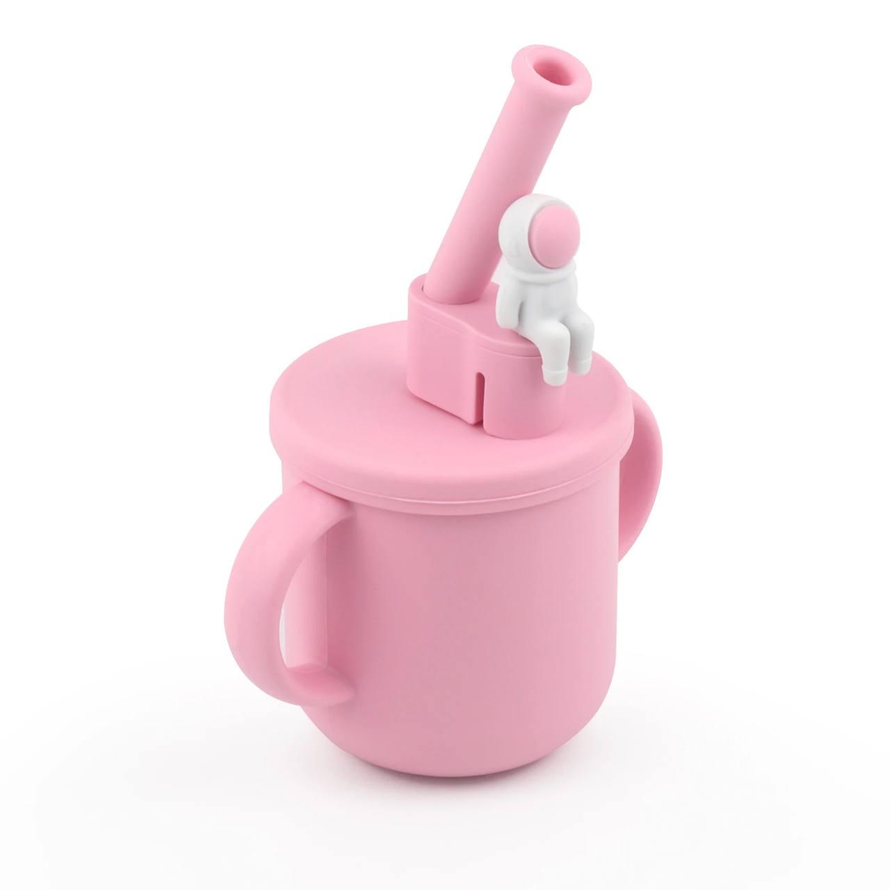 Набір посуду для першого прикорму силіконовий на присосках 6 пр. Рожевий (ST0216) - фото 6 Набір посуду для першого прикорму силіконовий на присосках 6 пр. Рожевий (ST0216) - фото 6