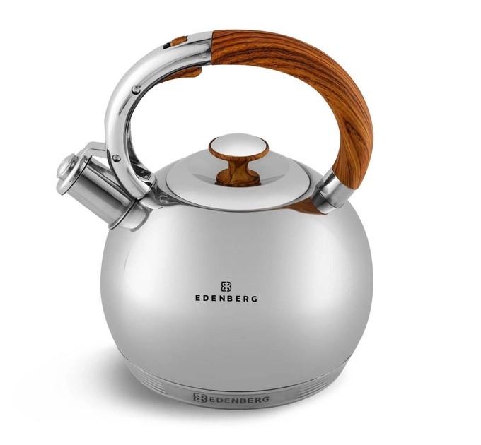 Чайник со свистком Edenberg EB-7006-Brown 3 л Коричневый (EPI-02112025-210)