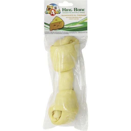 Ласощі для собак Croci KingBone Buffalo Cheese Кістка вузлова зі смаком сиру 10 см 1 шт. (1133151666)