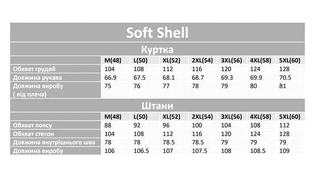 Куртка военная демисезонная Soft Shell М Олива (13680020) - фото 4