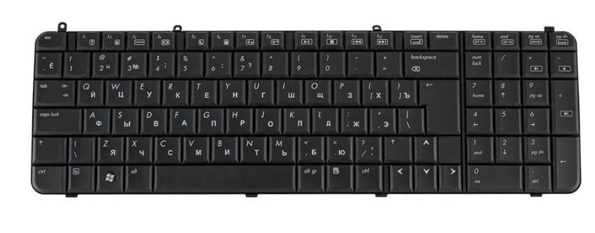 Клавіатура для ноутбука HP Compaq A900/A09/A945 rus Black (178946)