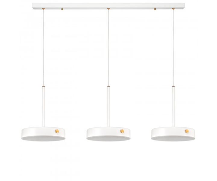 Светильник подвесной BUTTON-3 LED на планке White - фото 1 Светильник подвесной BUTTON-3 LED на планке White - фото 1