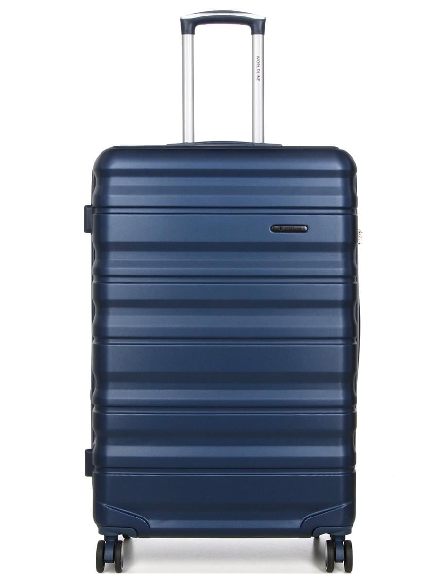 Валіза Франція велика Worldline L 76х49х29+5 см 110 л 4,2 кг Синій (628)