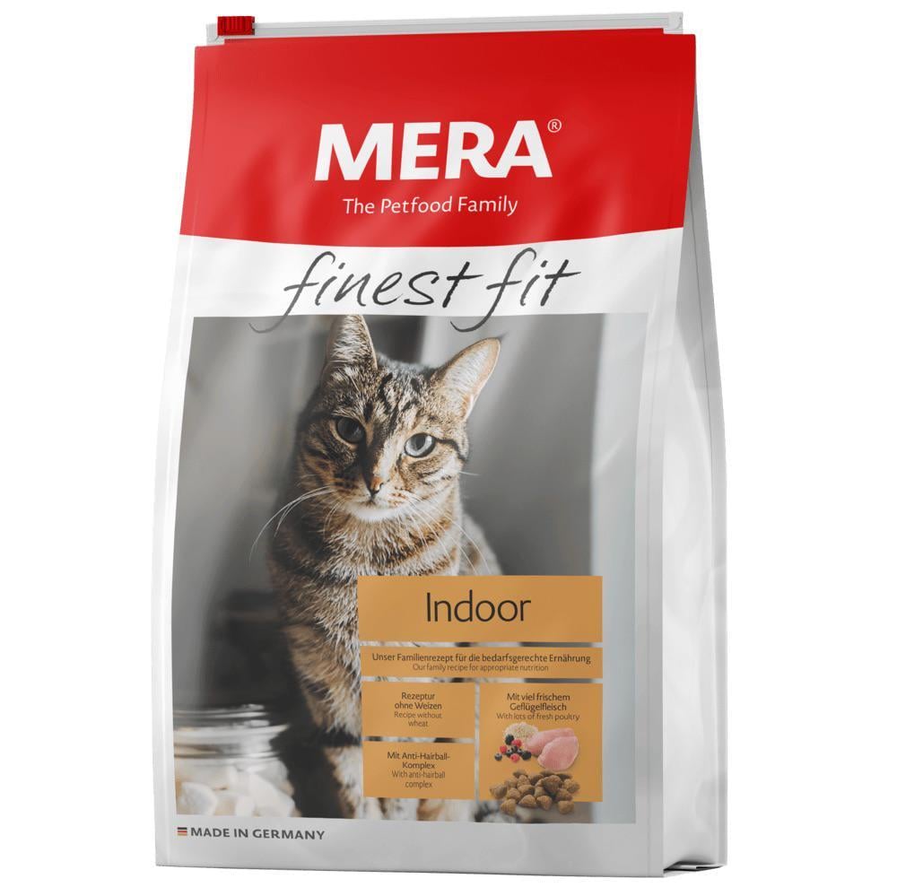 Корм сухой MERA Finest Fit Indoor Cat з м'ясом птиці для котів що мешкають у приміщенні 1,5 кг (4025877337284)