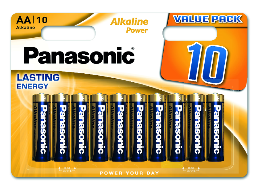 Батарейки Panasonic LR06 Alkaline Power AA 10 шт.