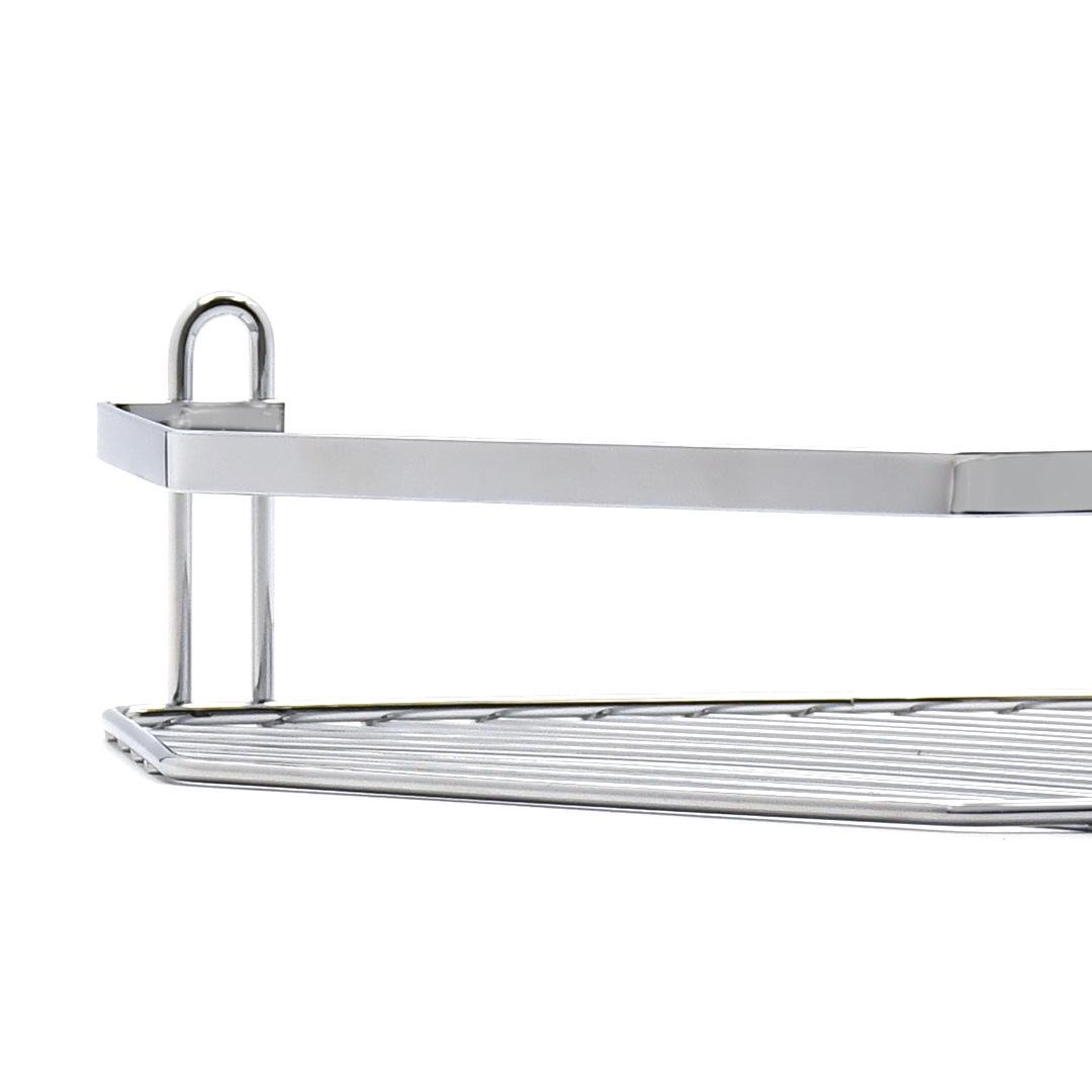 Полиця Lemax кутова 27x20x7 см Хром (EBA-2001) - фото 5 Полиця Lemax кутова 27x20x7 см Хром (EBA-2001) - фото 5