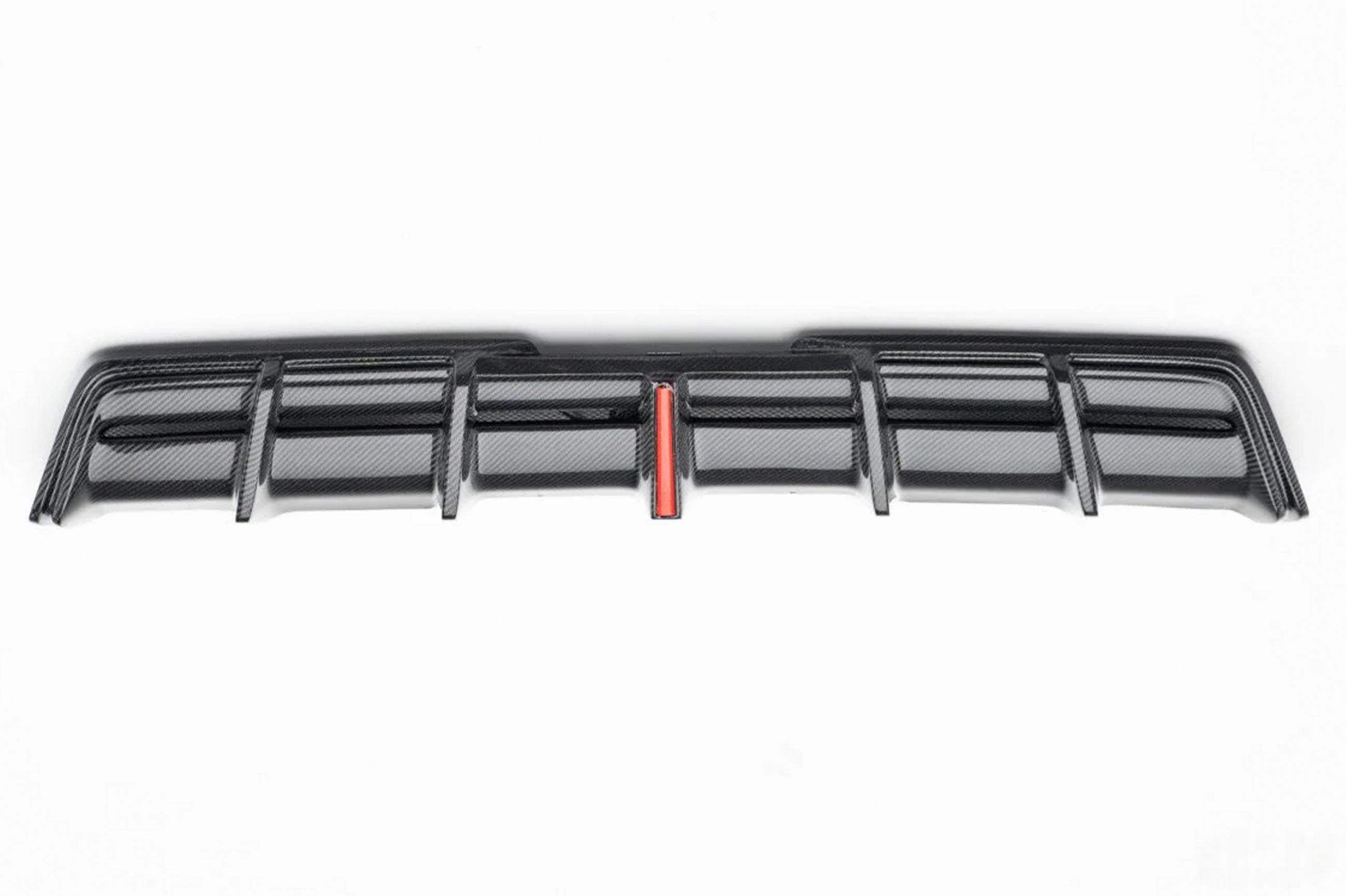 Диффузор заднего бампера DDCarbon AE для BMW XM G09 2022- гг. натуральный карбон Черный (189016)