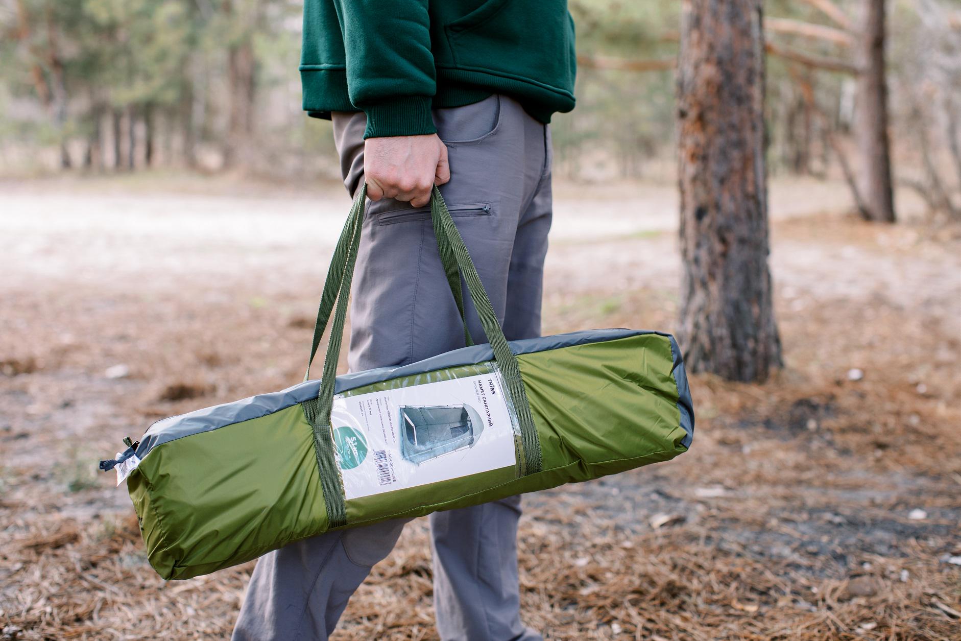 Намет для душу/туалету санітарний Tribe Shower Pro Olive (T-AC-0001) - фото 14