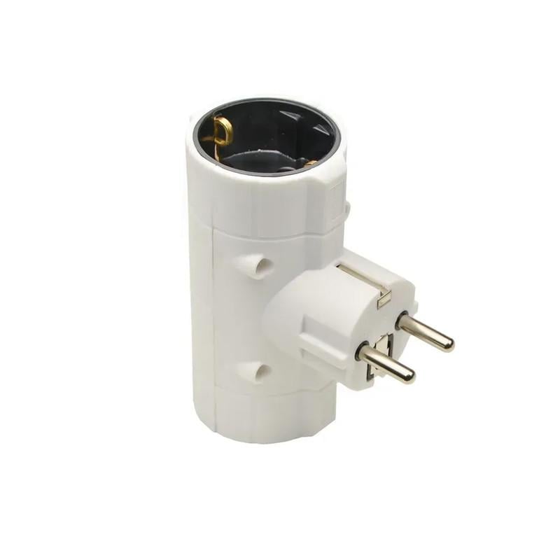 Сетевой двойник АСКО-УКРЕМ Ornat 16А 2P+PE с заземлением тип А АБС-пластик (ECO019001023)