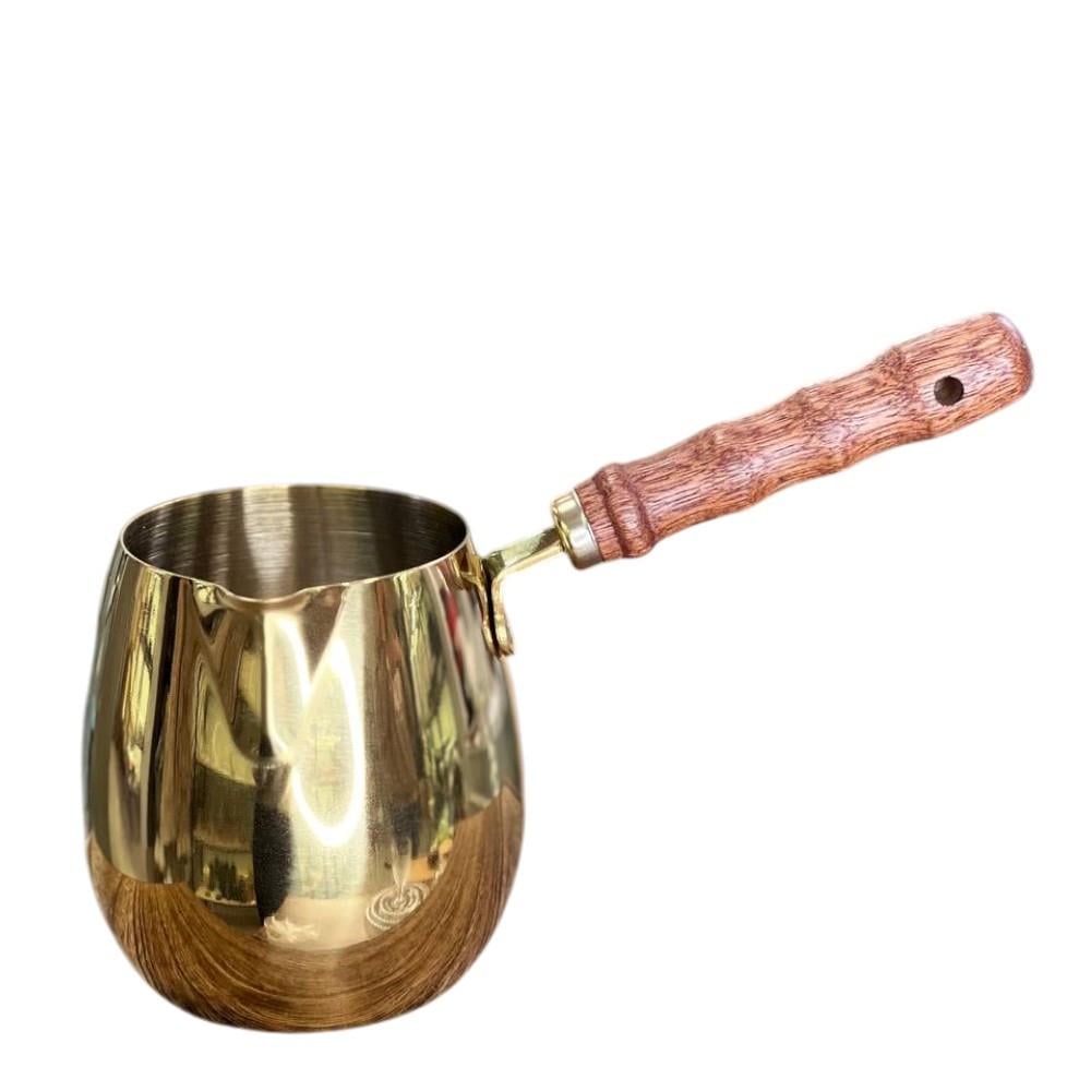 Турка стальная Гуджи Olens с деревянной ручкой 300 мл (55807687) Турка стальная Гуджи Olens с деревянной ручкой 300 мл (55807687)