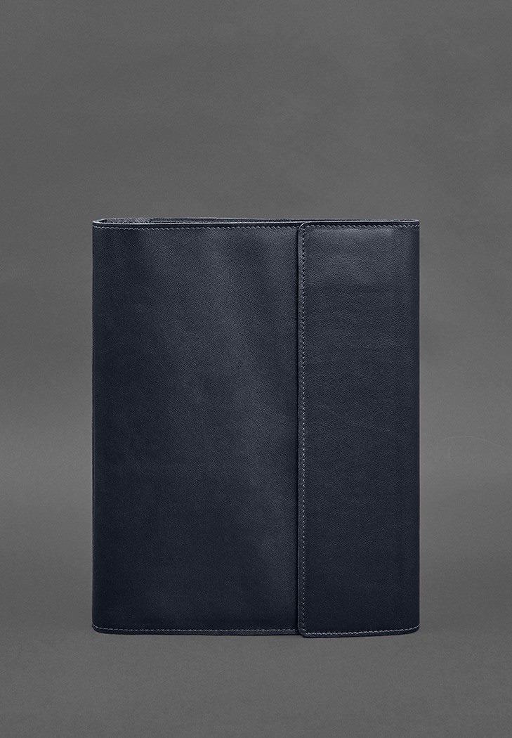 Папка шкіряна для документів сімейна А4 Темно-синій (A-028547) - фото 6