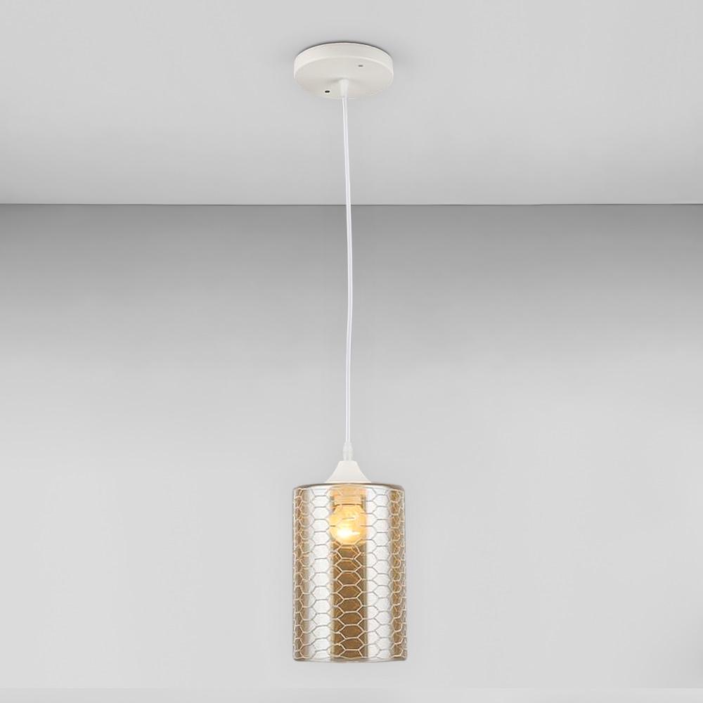 Люстра подвесная Light House SR-18999/1H WT E27 120х200х800 мм Белый/Медовый