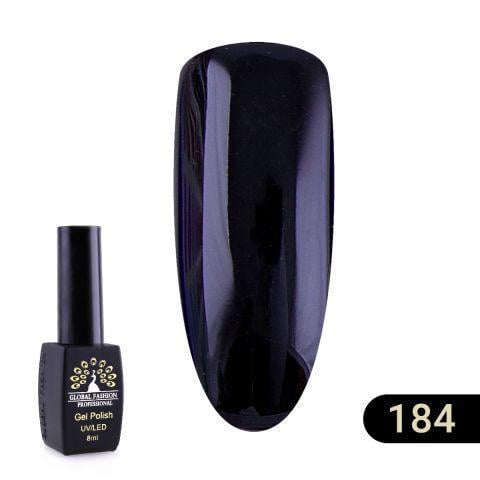 Гель-лак Global Fashion Black elite 184