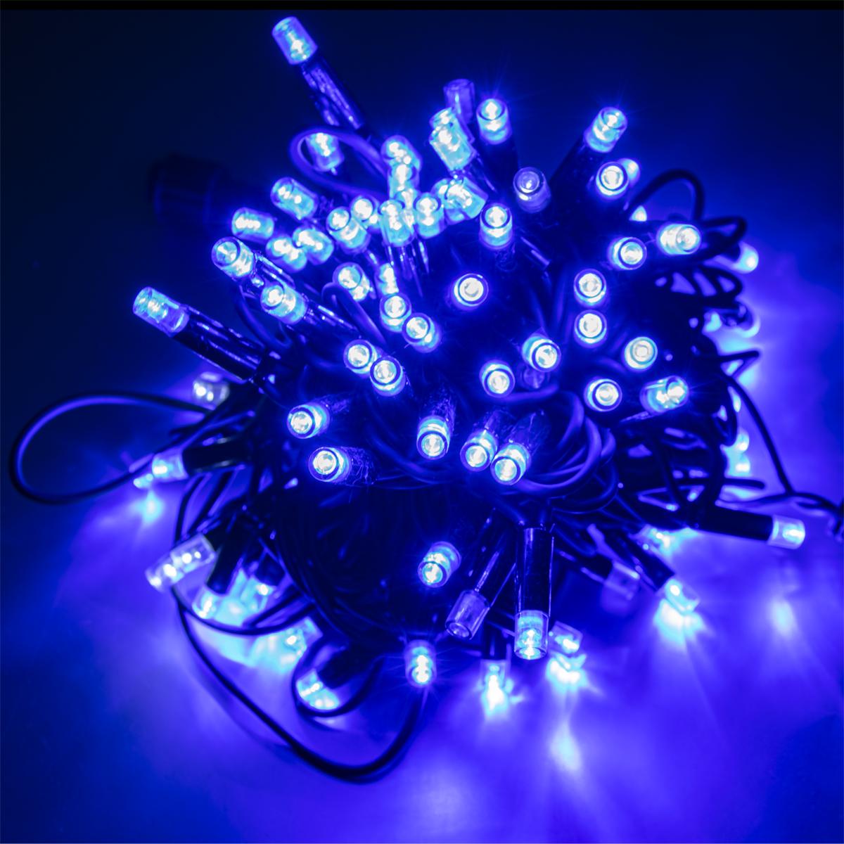 Вулична гірлянда на будинок Xmas LED 100 Lm 3,3 B 10 м Синій (1009026-Blue)