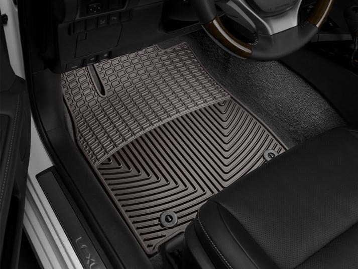 Коврики автомобильные передние резиновые WeatherTech W289CO Lexus ES 2013 Коричневый (1945550768)
