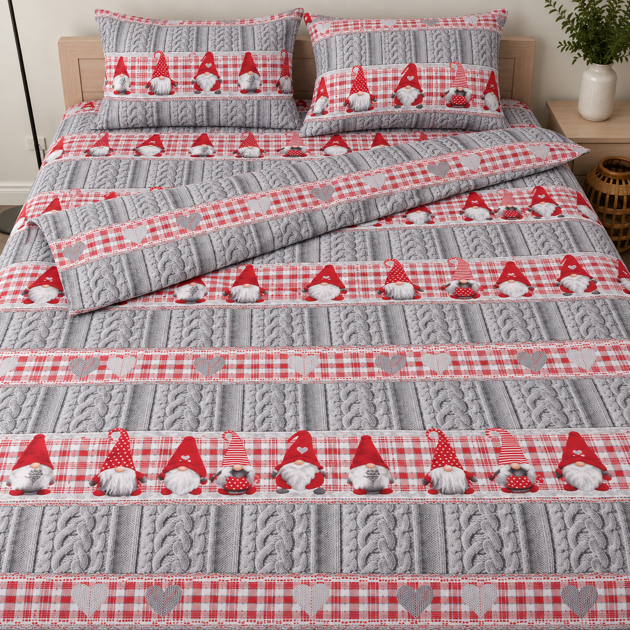 Комплект постільної білизни євро PaniPava Christmas Comfort бязь (92109738)