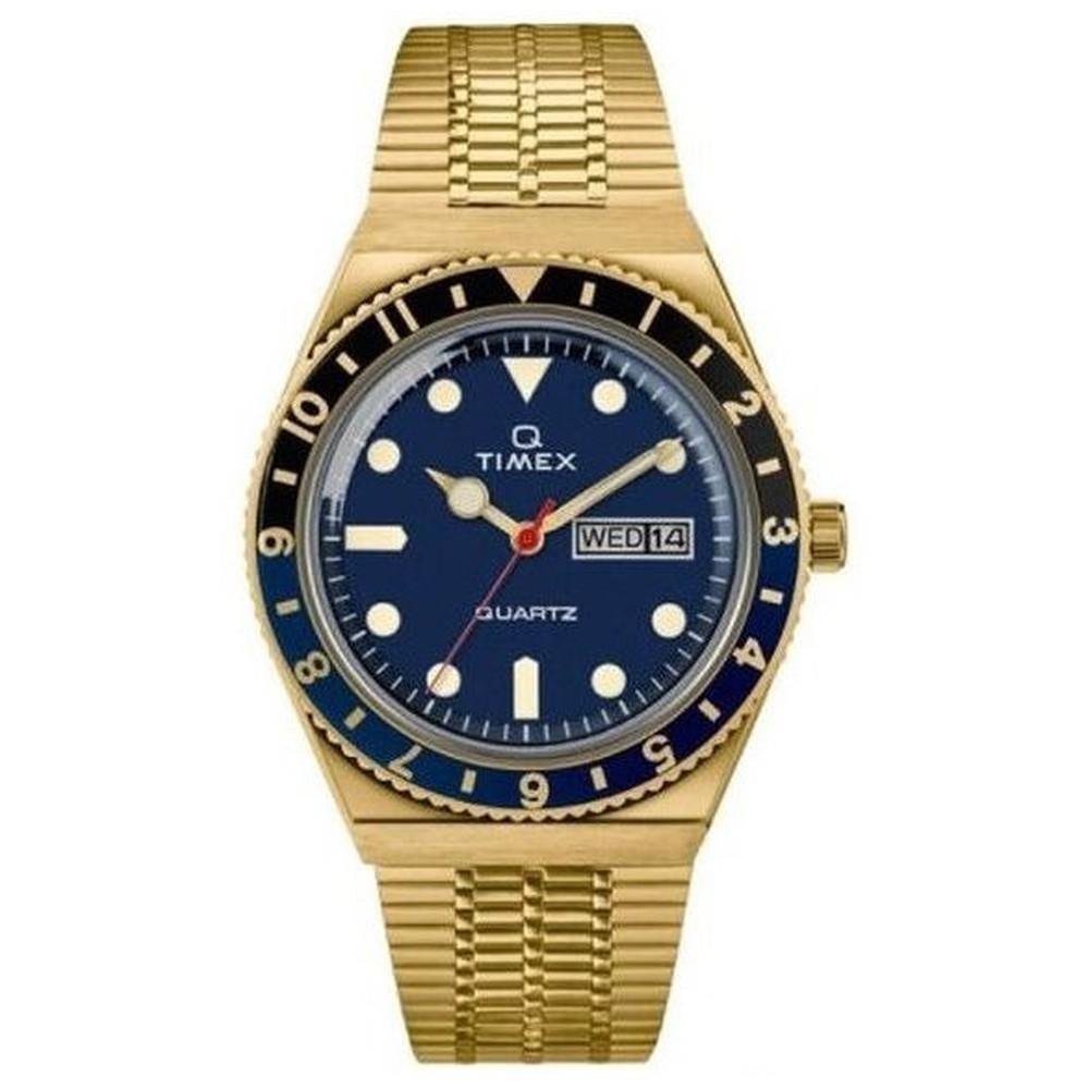 Наручные часы мужские Timex Q Diver кварцевые Gold (Tx2u61400)