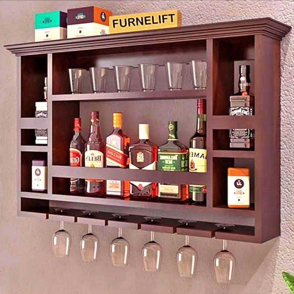 Полка для вина настенная из дерева Баруте Савоярди (ПНК-018615)