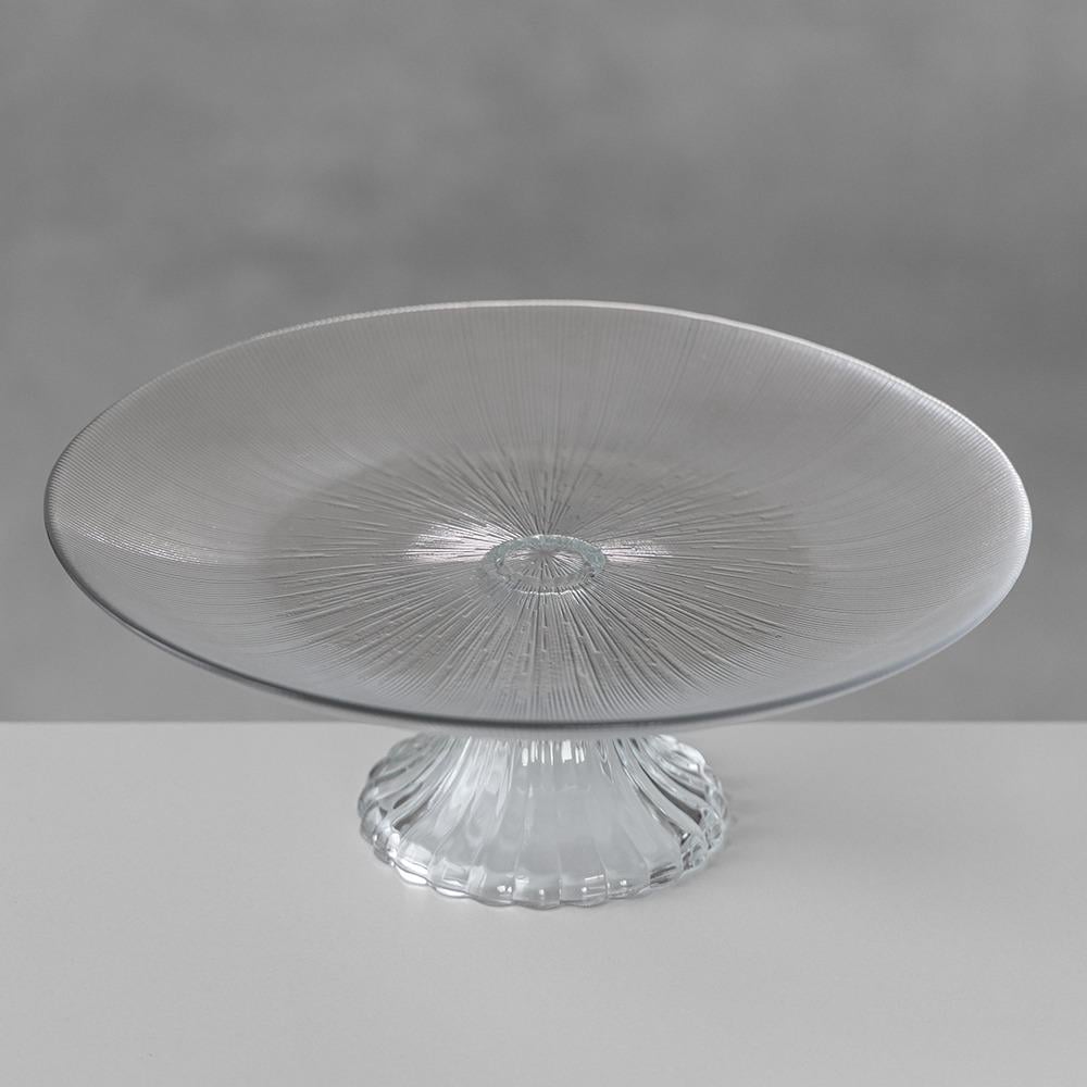 Тортовница стеклянная Лучезарное сияние 25,5х9,5 см (9269-014)