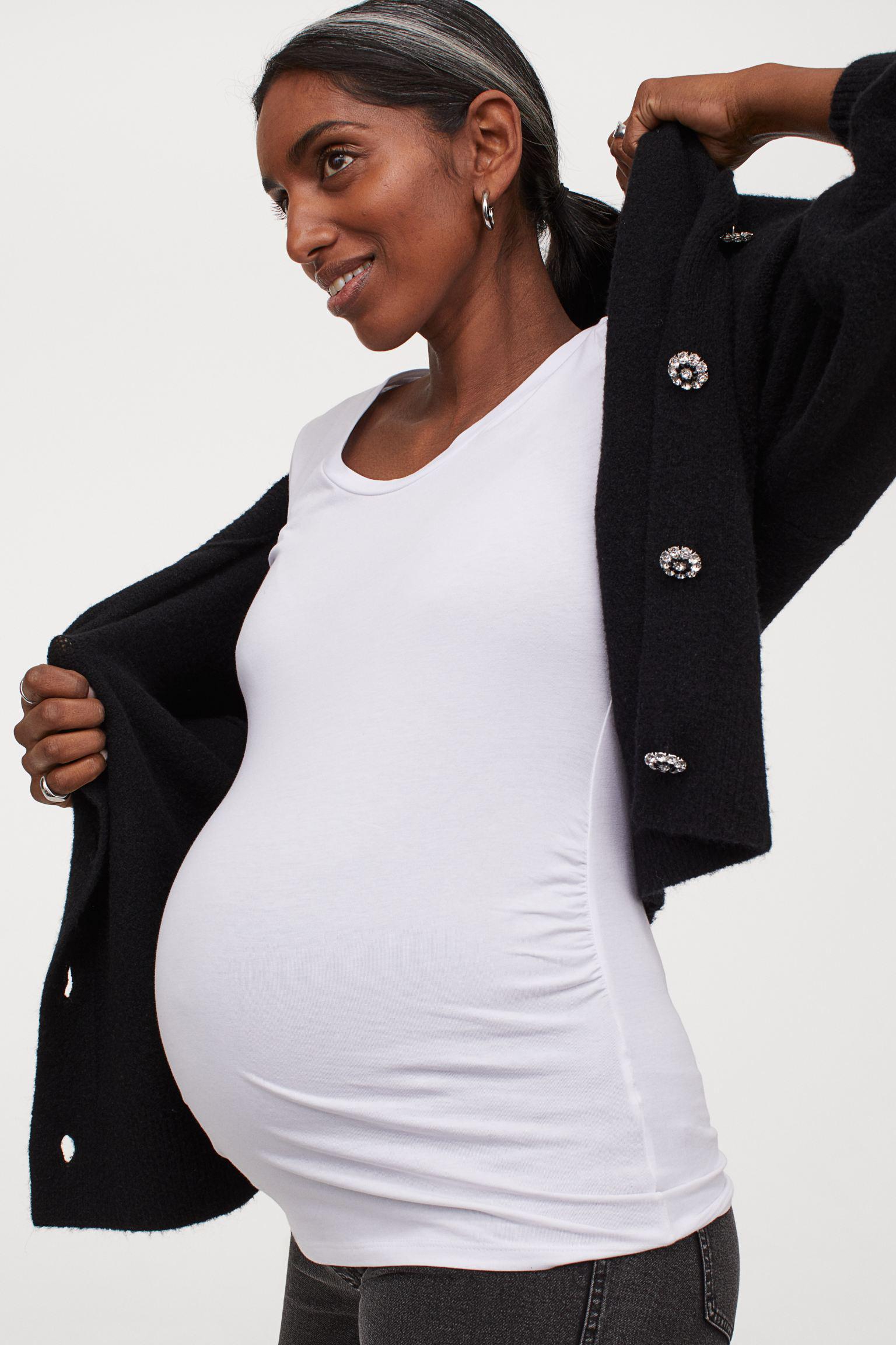 Футболка для беременных S Белый (8519361sm)