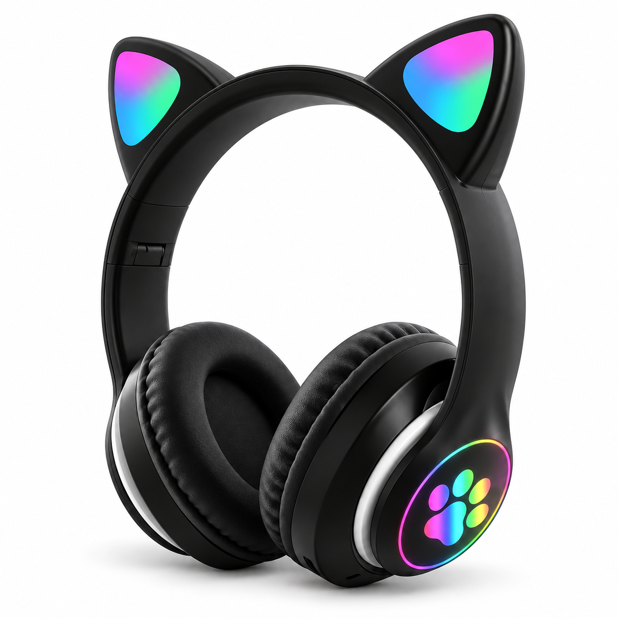 Беспроводные детские наушники VZV-23M CAT ear Bluetooth Черный (925578)