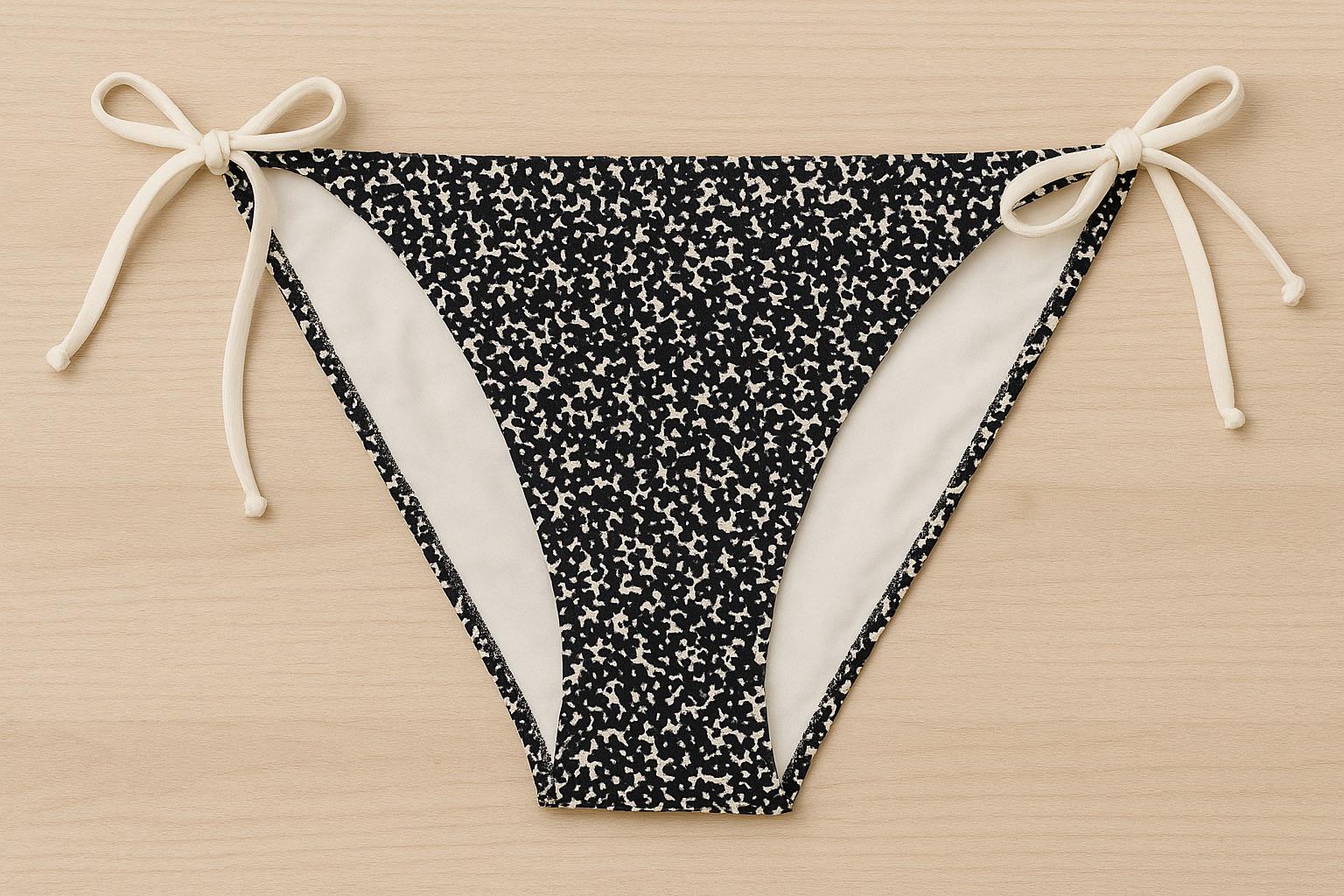 Купальні трусики PRIMARK 6921516 принт р. 48 Чорний