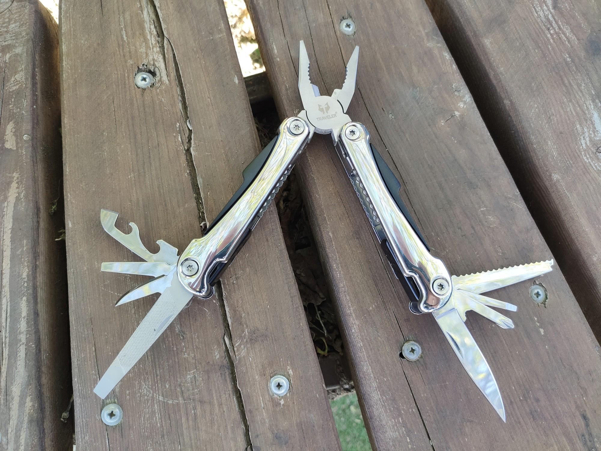 Мультитул Traveler MT 6в1 в чехле Silver (25674249) - фото 4