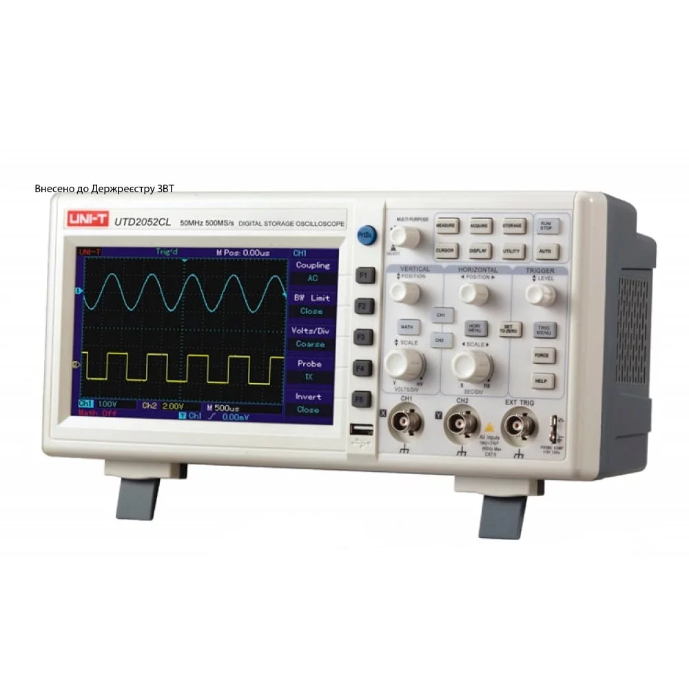 Цифровой осциллограф Uni-T UTD2052CL двухканальный (869203)