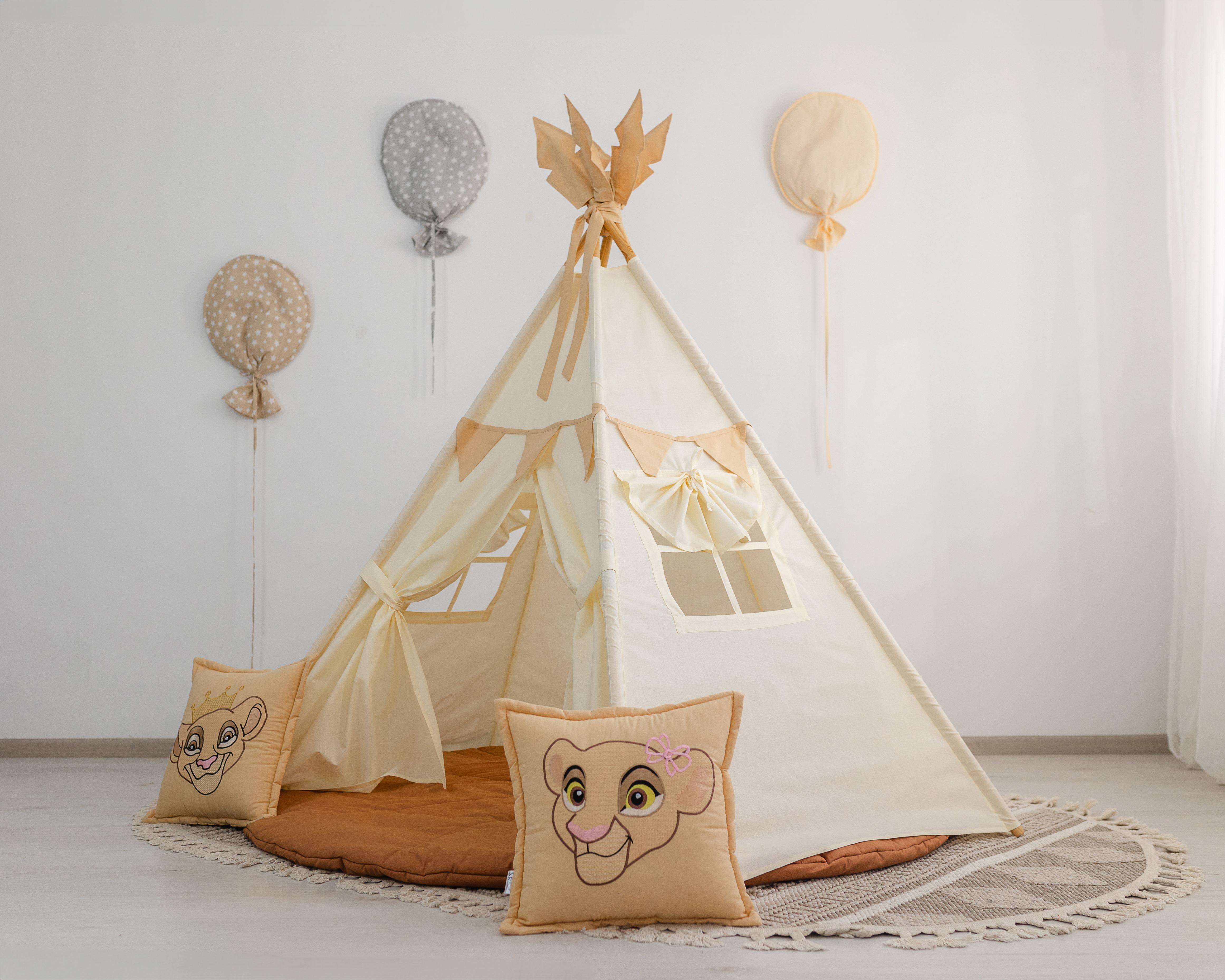 Вігвам для дитини Король Лев з об'ємним ковриком (0001986) - фото 7 Вігвам для дитини Король Лев з об'ємним ковриком (0001986) - фото 7