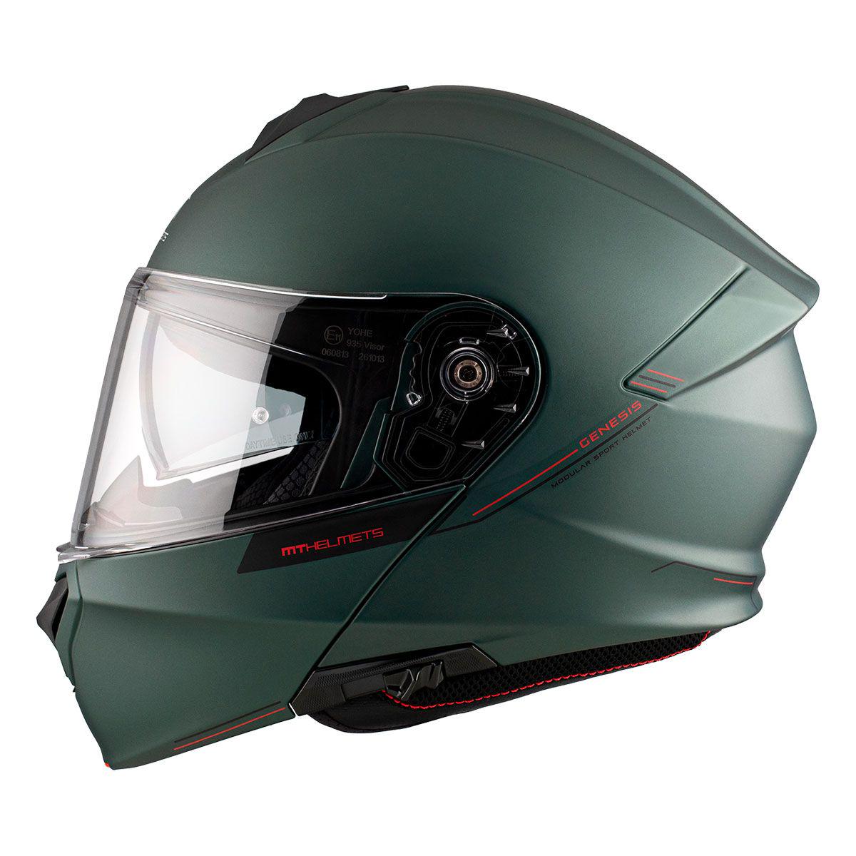 Мотошолом MT HELMETS Genesis SV L Matt Green (36934)