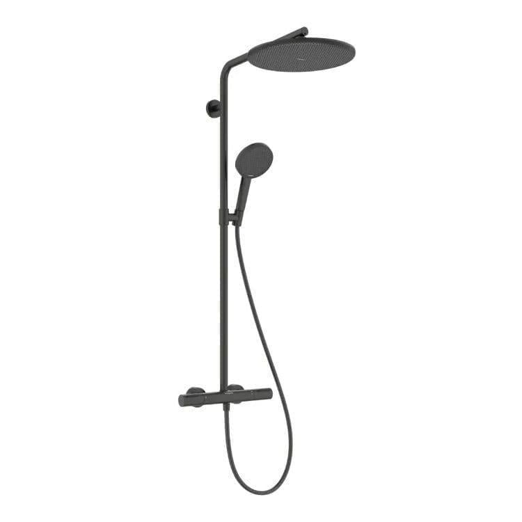 Душевая система Hansgrohe Raindance Alive S Puro 300 1jet EcoSmart из Ecostat Element с термостатом металл Черный/Хром матовый (37521118) Душевая система Hansgrohe Raindance Alive S Puro 300 1jet EcoSmart из Ecostat Element с термостатом металл Черный/Хром матовый (37521118)
