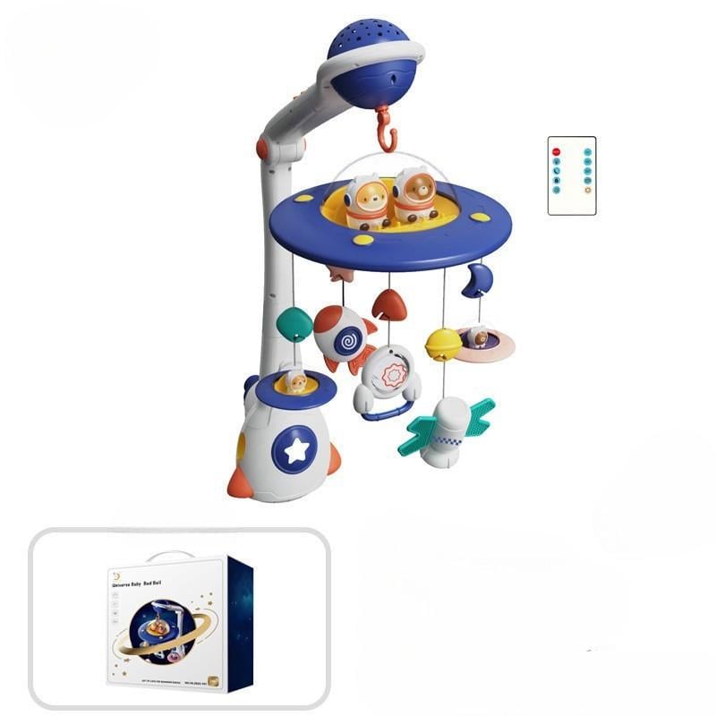 Мобіль на ліжечко 3в1 нічник/проектор та мобіль з пультом управління Синій - фото 3 Мобіль на ліжечко 3в1 нічник/проектор та мобіль з пультом управління Синій - фото 3