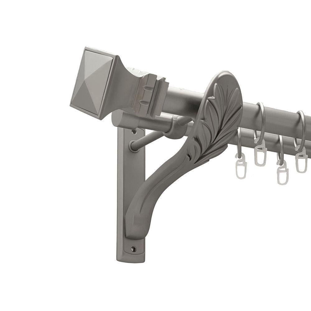 Карниз Orvit Эмпория двухрядный гладкий 25/19 мм 240 см Сатин (00-00021837)