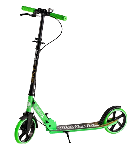 Самокат двухколесный Skyper NL-18924/4 алюминиевая рама/ручной тормоз/колеса PU 200 мм (25248038)