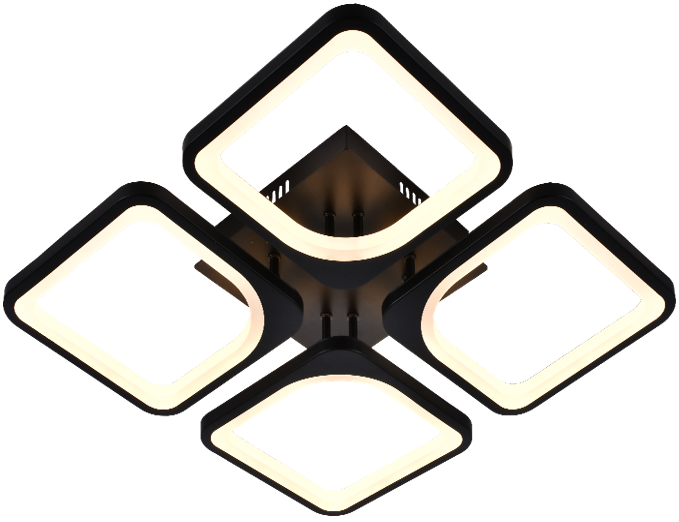 Люстра Sirius Dimmer MX10005/4A BK с пультом 136 W (1724980606)