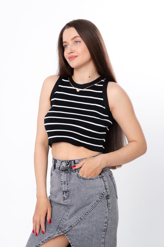 Топ жіночий р. 44 Чорний (10254-v1)