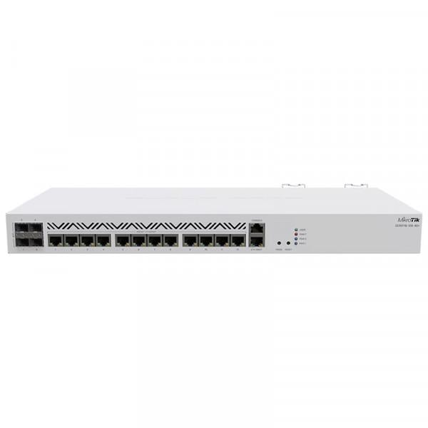 Маршрутизатор Mikrotik CCR2116-12G-4S+ 13xGbit LAN M.2 PCIe slot RouterOS L6 1U RM case Dual PS